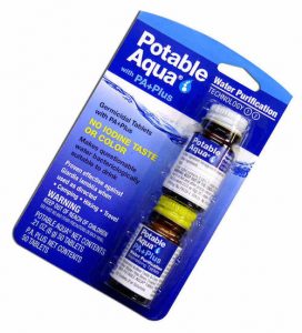 Potable Aqua Water Purification Tablets With PA Plus